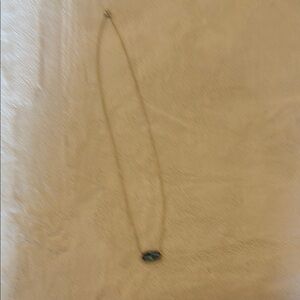Kendra Scott Gold Necklace with abalone pendant
